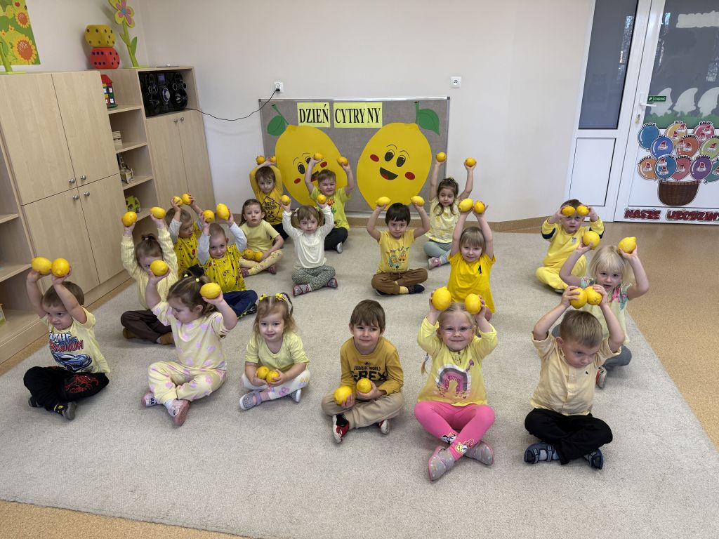 Dzień cytryny w grupie Krasnali