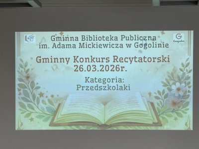 Gminny Konkurs Recytatorski