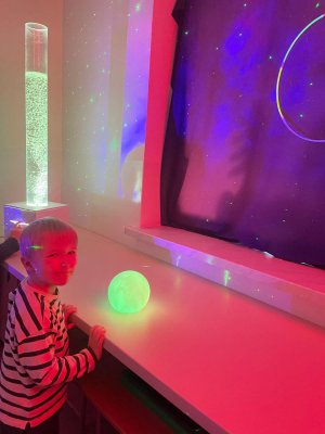 "Motylki" w sali światła